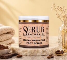 Cocoa Cappuccino Foot Scrub – Nourish, Exfoliate & Remove Tan Naturally-100gms