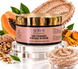 Untanned Face Scrub with Papaya Extract, Kojic Acid & Niacinamide – 50g