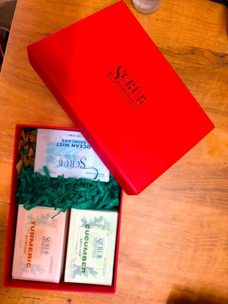 Handcrafted natural soap combo with Ocean Mist, Turmeric and Cucumber soaps