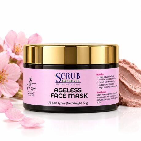 Scrub Naturals Ageless Face Mask with Green Apple Collagen Coenzyme Q10 and Hyaluronic Acid