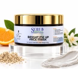Bright Me Up Face Mask – Glow-Boosting Formula with Kojic Acid, Vitamin C, Niacinamide & Alpha Arbutin | For Dull, Tired & Pigmented Skin