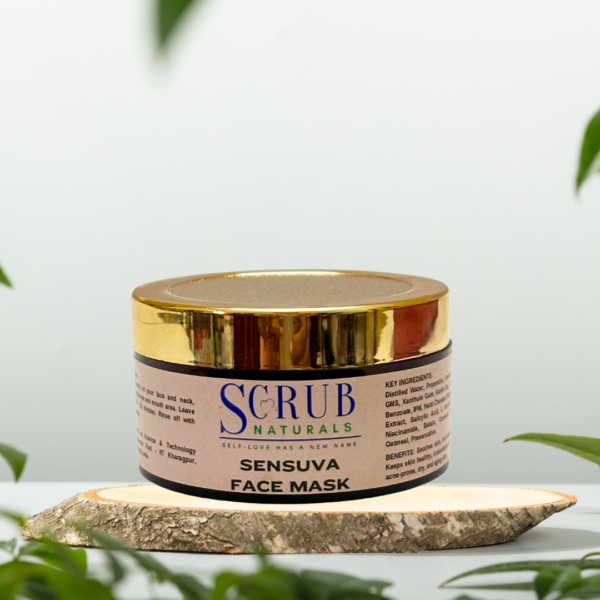 Sensuva face mask with niacinamide and salicylic acid