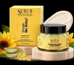 Shade Me Baby Sunscreen SPF 50 PA+++ | No White Cast | Ceramide | Niacinamide & Kojic Acid