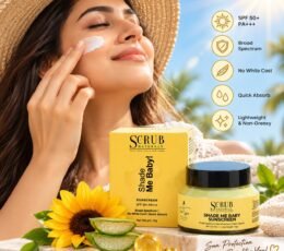 Shade Me Baby SPF 50 PA+++ sunscreen with Niacinamide Kojic Acid and Ceramide