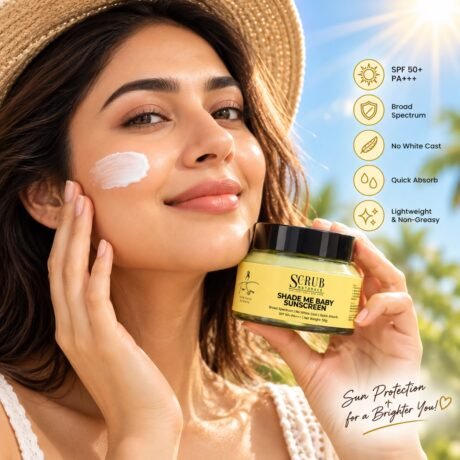 Shade Me Baby Sunscreen SPF 50 PA+++ no white cast lightweight daily sunscreen