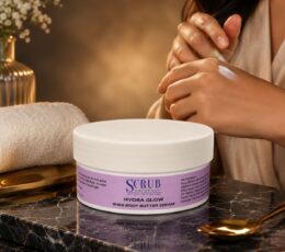 Luxury Hydra Glow Shea Body Butter Cream with intense moisturizing formula for smooth, radiant, and healthy-looking skin