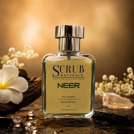 NEER Eau de Parfum 50ML fresh aquatic unisex perfume with clean musky woody notes