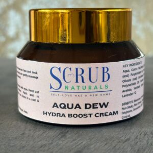 Aqua Dew Hydra Boost Cream with Alpha Arbutin and Ceramides for deep hydration