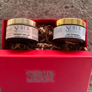 Untanned Face Scrub and Bright Me Up Face Pack Combo for De-Tan & Brightening Skincare