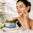 Aqua Dew face moisturizer with Alpha Arbutin and Ceramide for smooth hydrated skin