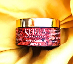 Anti-Ageing Ubtan with Green Clay, Retinol, Avocado & Marula Oil | Herbal Skincare for Firm, Youthful Glow - 50gms