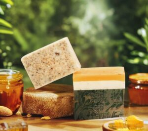 Almond Honey Exfoliating Soap 100g – Natural Skin Care