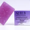 Scrub Naturals Purple Clay Soap with Kojic Acid
