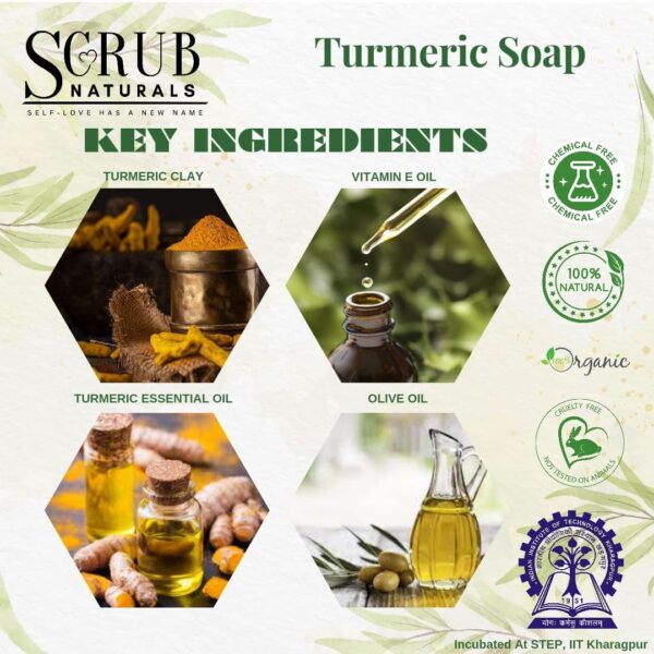 Scrub Naturals Turmeric Soap3