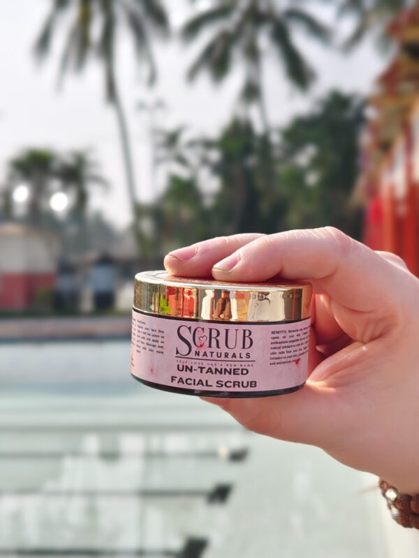 Untanned Facial Scrub