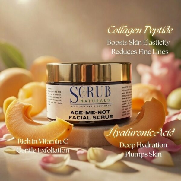 Age Me Not Facial Scrub benefits of actives