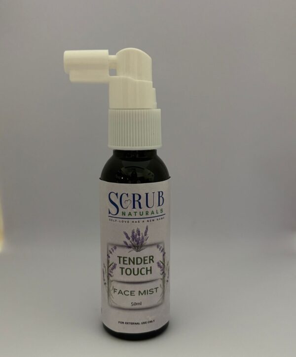 Tender Touch Facial Mist with Lavender and Chamomile Oil for hydrated glowing skin