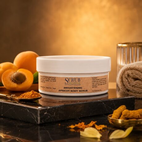 Natural apricot exfoliants used in Scrub Naturals Brightening Apricot Body Scrub for gentle skin exfoliation.